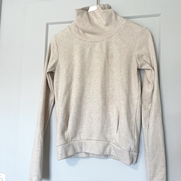 All clarity turtleneck long sleeve in Tan - Picture 2 of 4